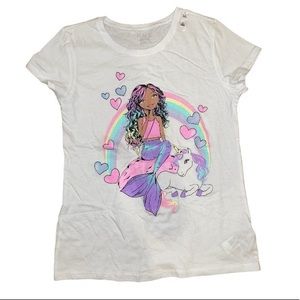 Mermaid Short‎ Sleeve T-Shirt 10/12 Large